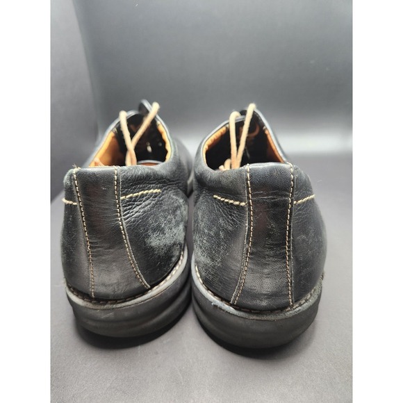Vintage BOYDS Thrreadneedle Shoes Mens Size 10.5 Black Leather Lace Up 4046 main image 9